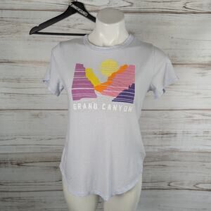 Old Navy Grand Canyon Everywear Short Sleeve Blue Graphic Tee Sz Small
